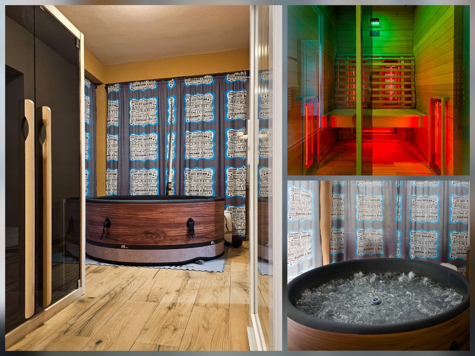 Jacuzzi i infracrvena sauna u Apartmanu 1 - Spa